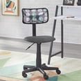 thumbnail image 6 of TMS Focus Metal Frame Kids Study Desk with Shelf, Two-Tone Gray/White, 6 of 7