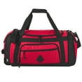thumbnail image 2 of Summit Ridge 24"L Duffel Bag 42 Liter Capacity for Gym Clothes, Sports Equipment, Towels, Sneakers, Travel, Commute in Red, 2 of 7