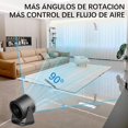 thumbnail image 3 of BTOOTB Ventilador de Escritorio, Ventilador Sort&aacute;til Silencioso, Velocidad Ajustable con Bater&iacute;a, 100 Velocidades con Pantalla Digital, Inclinaci&oacute;n de 115&deg;, Pa, 3 of 7