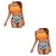 thumbnail image 2 of Naiovety Traje de baño dividido para mujer Traje de baño con volantes acolchados en el pecho Ropa de playa sin mangas Type5 NO5 Naiovety CBP224379, 2 of 5
