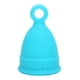 thumbnail image 1 of Copa menstrual de silicona para mujer, suave, elástica, reutilizable, herramienta para el cuidado corporal femenino, azul, L, 1 of 14