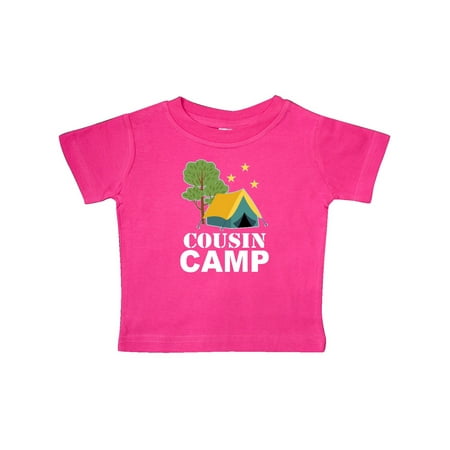 

Inktastic Cousin Camp Apparel Camping Gift Baby Boy or Baby Girl T-Shirt