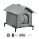 thumbnail image 4 of Casa cueva refrescante para gatos con bolsas de hielo, condominio para mascotas para patios, balcones y jardines. S, 4 of 9