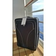 thumbnail image 4 of 5 Pack - Premium Vinyl Cruise Ship Luggage Tag Holders with 9" Worm Loops Attach to Your Suitcases, Bag Handles, and Carry On Luggage - 3 1/2 x 7" Clear Protective Insert Sleeves by Specialist ID, 4 of 8