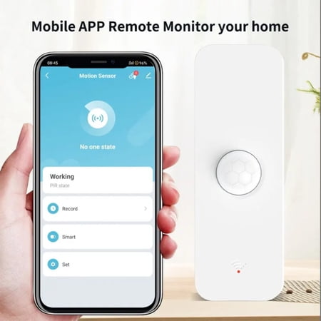 LNJLAN WiFi PIR Motion Sensor Smart Human Body Infrared Detector Security Smart Life Works With Alexa