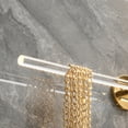 thumbnail image 7 of Gold Silver Bath Towel Bar Roll Tissue Paper Holder Rack for Bathroom Storage Shelf Hanger Toilet Toiletries Kitchen Accessories (Gold 20cm), 7 of 7
