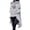 Grey, variant on Christmas Hoodies for Women 2025 Long Sleeve Irregular Hem Xmas Graphic Hooded Sweatshirt with Pockets Pullover Tops