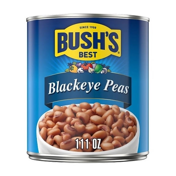 Bush's Best Dry Brine Blackeye Peas, 111 oz - Case of 6