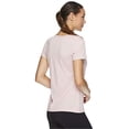 thumbnail image 2 of Reebok T-Shirt de Base Chiné à Varices pour Femmes, Rose, Grand, 2 of 3
