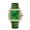 Green, variant on VVS Moissanite Women's Watch, Elegant Stainless Steel Fashion Wristwatc