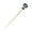 Spider black screw, variant on Halloween Threaded Pencils, Metal and Wooden Anti Anxieties Writing Tool for Quiet Fidgeting During Work or Study