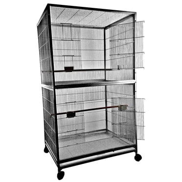 Picture of PENNZONI Extra Large Bird Cage for Macaws & Parrots, Crystal Clear ...