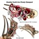 thumbnail image 3 of Alligator Hair Clips for Styling, Hair Claw Clips for Thick Long Hair, Styling Hair Clips with Rhinestone Flower Butterfly, Hair Barrettes for Women F, 3 of 4