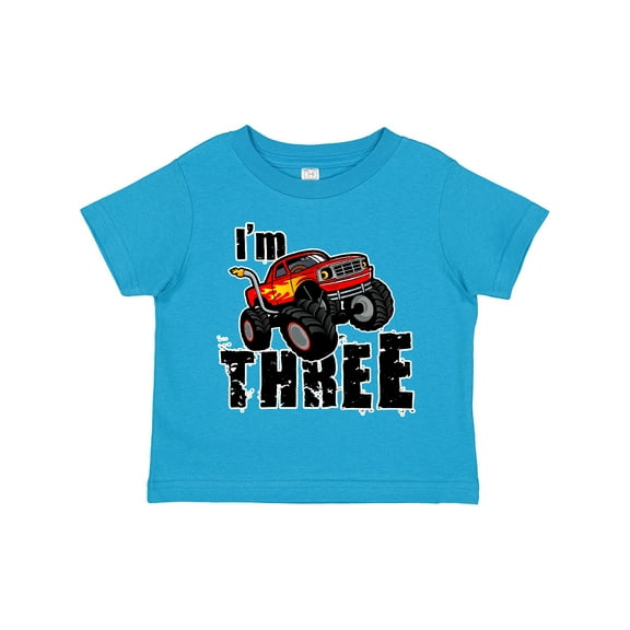 Inktastic Monster Truck 3rd Birthday Boys or Girls Toddler T-Shirt
