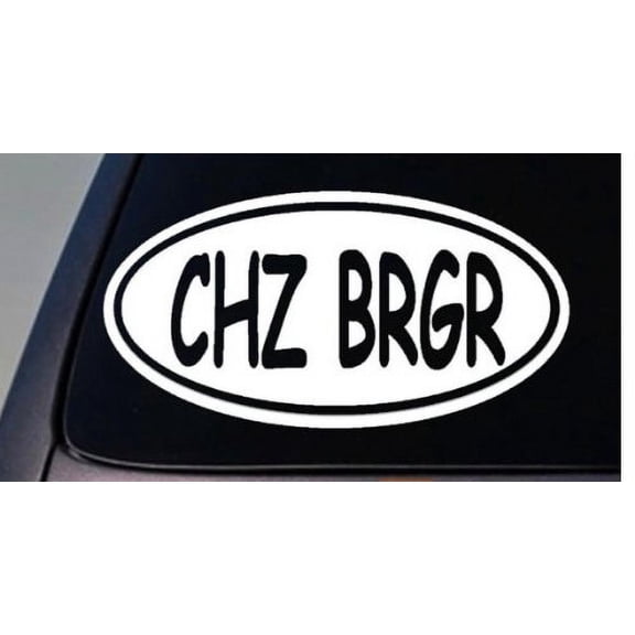 CHEESEBURGER sticker vinyl decal margarita beach ocean key west *C236*