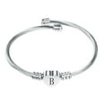 thumbnail image 3 of Mother's Day Sale Clearance - Heart Initials Bracelet-A-Z Stainless Steel Engraved Charm Bracelet, Woman Girl Jewelry Birthday Festival Gift, 3 of 7
