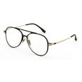 thumbnail image 2 of Men Large Aluminum Optical Frame Wide Fitment Reading Glasses with Titanium Temple TearDrop 147MM Ti05 +2.00, 2 of 5