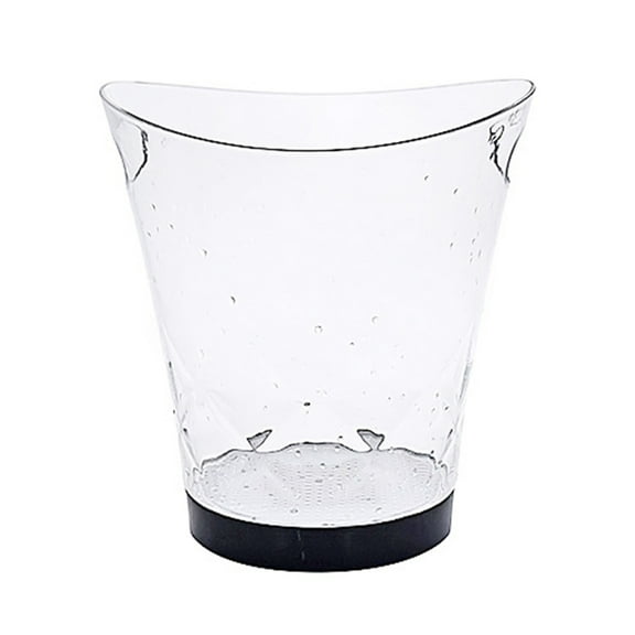LED Lighted Ice Buckets 5L Large Capacity Ice Container Bin for Parties and Clubs with Automatic Color Changing Feature