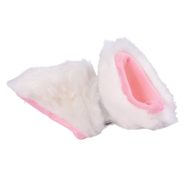 Accesorios para casco de motocicleta con decoración de orejas de felpa para snowboard, esquí, ciclismo, fácil de colocar y quitar, autoadhesivo, Blanco Sunnimix Sombrero Pegatina