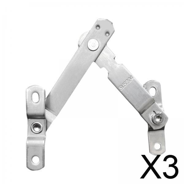 3 Topes Para Ventanas De Guillotina, Limitadores De Ventanas, Seguridad Para Patios, Salas De Estar, 15,6 Cm X 13 Mm