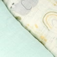 thumbnail image 5 of Chick Pea Baby Elephant Solid Print Multicolor Soft Muslim Fabric Baby Blankets (2 Count), 5 of 6