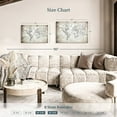 thumbnail image 4 of Elephant Stock Simple World Map Wall Art - Horizontal Canvas Wall Art - Home Office Wall Decor - Map Canvas - Beige And White Decor - 30" x 20", 4 of 8