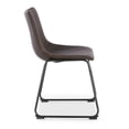 thumbnail image 3 of Edgemod Brinley Dining Chair in Brown (Set of 2), 3 of 6