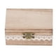thumbnail image 4 of Caja de madera para anillos con personalidad, estilo campestre, con adorno de madera y encaje para compromiso, boda y aniversario., 4 of 14
