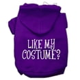 thumbnail image 5 of Halloween Pet, Dog  Cat Hoodie Screen Printed, "Like My Costume?", 5 of 11