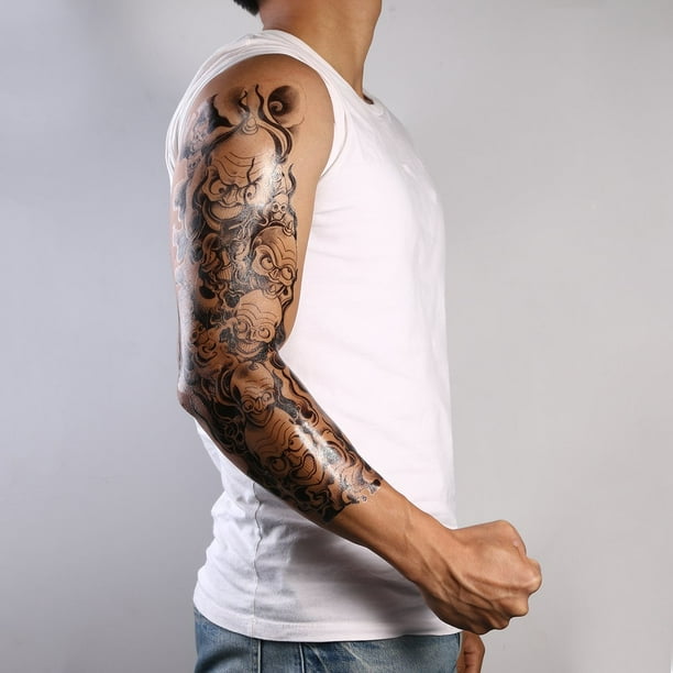 FAUX TATOUAGE TEMPORAIRE Sexy Manches Longues Bras Autocollants