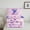 Pink Purple Z, variant on Manfei Letter A Monogrammed Bedding Comforter Set,Watercolor Rustic Flowers Twin Comforter Sets,Cute Butterflies Bedding Set For Girls,Microfiber Room Decorative Reversible,2 Pieces