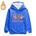 thumbnail image 1 of Roblox-suéter de forro polar grueso de doble capa para niños, chaqueta cálida de otoño e invierno para hombres y mujeres, 100-170 yardas, 1 of 4