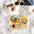 thumbnail image 7 of WOBOGO Acrylic Serving Trays 15.7x11.8 Inch Spill Proof Clear Decorative Organizer with Handle Orange Butterfly, 7 of 7