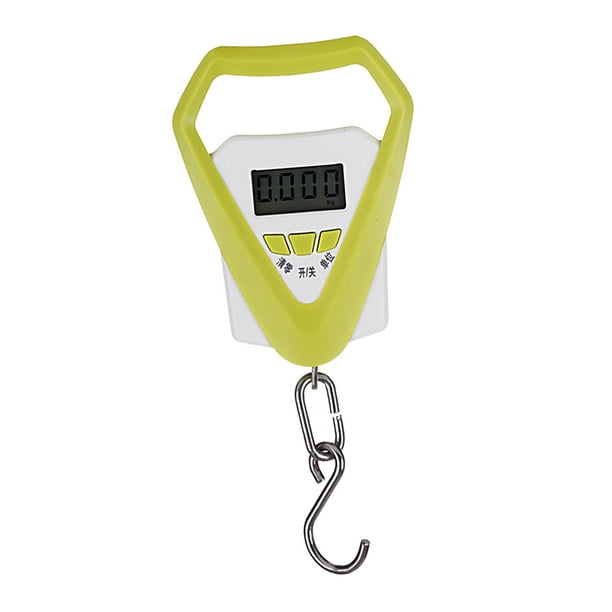 Handheld Electronic Hanging Weight Scale Mini Electronic Scale with Weight  Hook Green