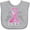 AC-Heather Grey, variant on Inktastic Hope- Pink Ribbon Breast Cancer Awareness Boys or Girls Baby Bib