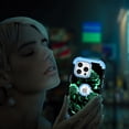 thumbnail image 5 of Casetego for iPhone 16 Pro Case,Glow in The Dark Three Layer Heavy Duty Shockproof Full Body Protection Hard Plastic Bumper+Soft Silicone Protective Case,Blue Rose, 5 of 8