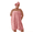 Pink, variant on SEISSO Plus Size Absorbent Bath Wrap Skirt with Hair Drying Towel Set, Soft Coral Fleece Shower Wrap with Adjustable Closure, Quick Dry Bath Towel Dress for Bathroom Spa, Red Color