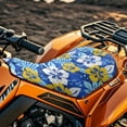 thumbnail image 4 of Uorisanigo 23×10 Inch ATV Seat Cover Waterproof Hawaiian Hibiscus Flowers 4-Wheeler Seat Cover Universal ATV Accessories Fit for Polaris Sportsman Polaris Scrambler Honda Rancher, 4 of 7