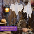 thumbnail image 3 of Prextex Halloween Fabric Ghost. 6 Pcs Halloween Hanging Spooky Ghost Props for Indoor/Outdoor Decorations, 3 of 7