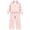 j-890Pink398, variant on HAYIMI Girls Two Piece Long Sleeve Lapel Collar Sweatshirt And Pants Kids Playful Casual Outfit Sets Cozy Button Closure Everyday Wear Breathable Clothes Sets