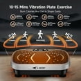 thumbnail image 6 of Lnow Vibration Plate Exercise Machine, Full Body Workout Machine for Weight Loss, Vibration Platform w/ 2 Resistance Bands 350lbs, Christmas Gifts, 6 of 11