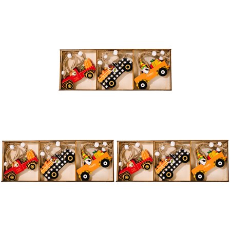 

FRCOLOR 27 pcs Cartoon Gnome Hanging Decor Gnome Pendant Thanksgiving Hanging Adorn