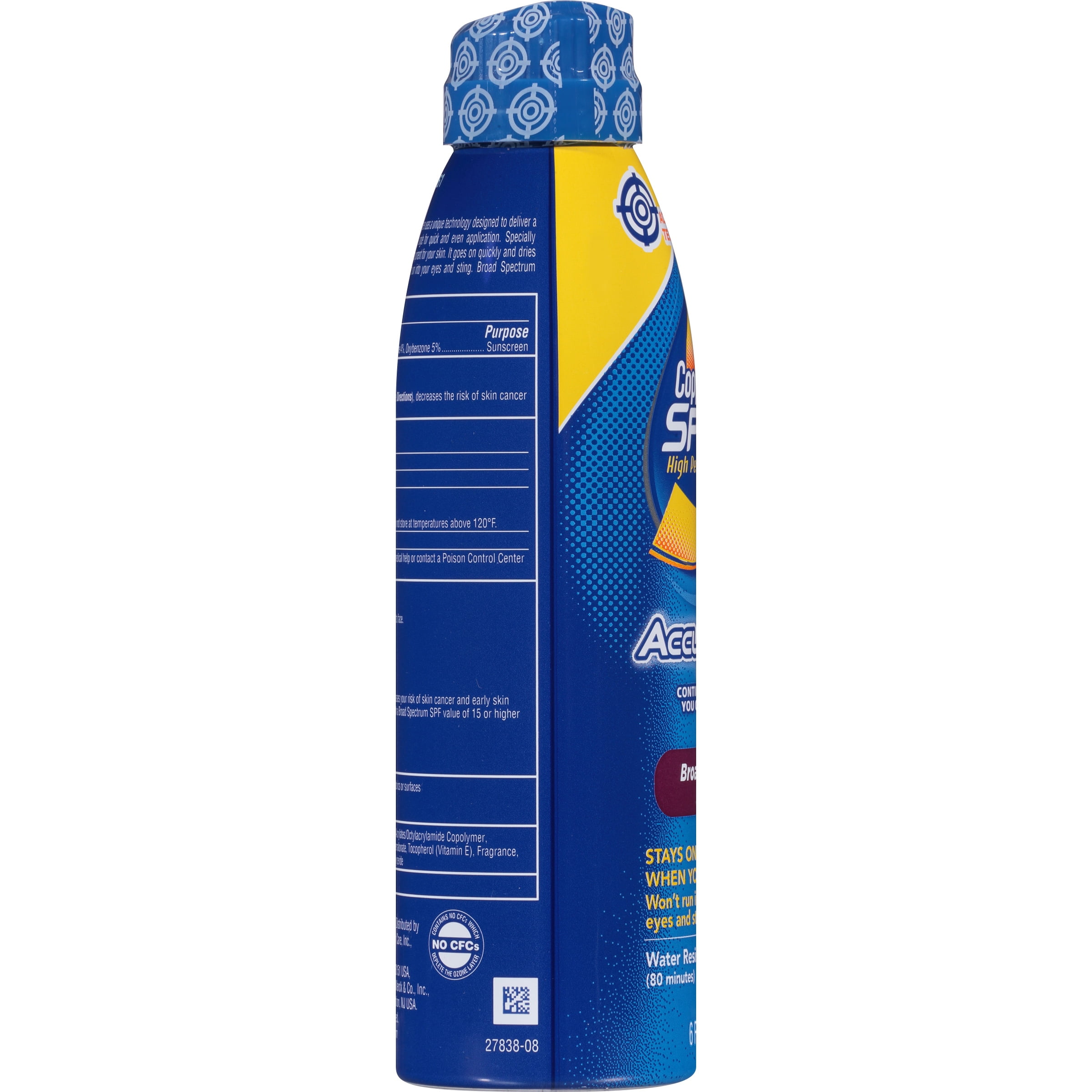 Coppertone Sport Sunscreen Continuous Spray SPF 50, 6 Fl Oz