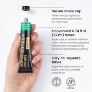 Arteza Acrylic Artist Paint, Gloss Finish, Multicolor, Set of 24, 22 mL