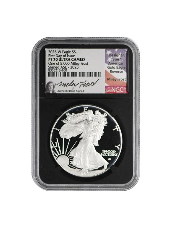 2025 1 oz American Silver Eagle NGC PF-70 ULTRA CAMEO First Day of Issue