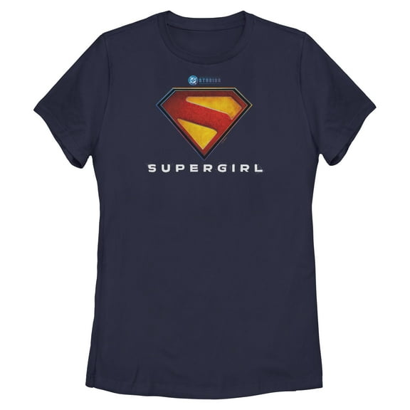 Womens Supergirl New Official Logo T Shirt