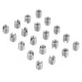 thumbnail image 1 of 20 Pcs Self Tapping Thread Inserts,Metal Self Tapping Slotted Screw Thread Insert Helical Repair M4 X 8mm Set for Helical Repair, 1 of 7