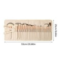 thumbnail image 3 of Cosmetic Brush Kit, Super Soft Professional Makeup Tool Natural Easy To Apply Portable with Storage Bag for Home Use, 3 of 8