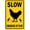 Warning Sign 4, variant on Slow Down Blind Driveway Warning Sign - 8"x12" Metal Security Sign, Driveway Safety Decor for Home Business Yard Garden Office Street Road