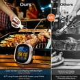 thumbnail image 3 of Digital Meat Thermometer for Cooking, 2022 Upgraded Touchscreen LCD Large Display Instant Read Food Thermometer with Backlight, Long Probe, Kitchen Timer, Cooking Thermometer for BBQ,Oven, 3 of 7